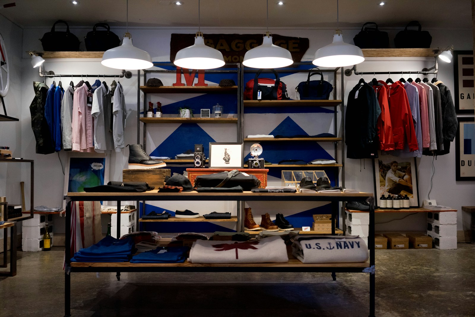 A welcoming independent store with products arranged on shelves